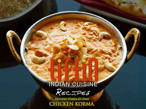 Tiffin Indian Cuisine Recipes: make your own Indian Food at home. Philadelphia Cherry Hill Delaware & Montgomery Counties, South Philly, East Hanover Morris County