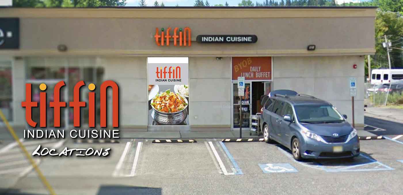 Tiffin Indian Cuisine locations: PHILADELPHIA: Northern Liberties, Mt Airy, South Philadelphia DELAWARE COUNTY: Newtown Square MONTGOMERY COUNTY: Bryn Mawr, Elkins Park, Wynnewood & King of Prussia. NEW JERSEY: Cherry Hill